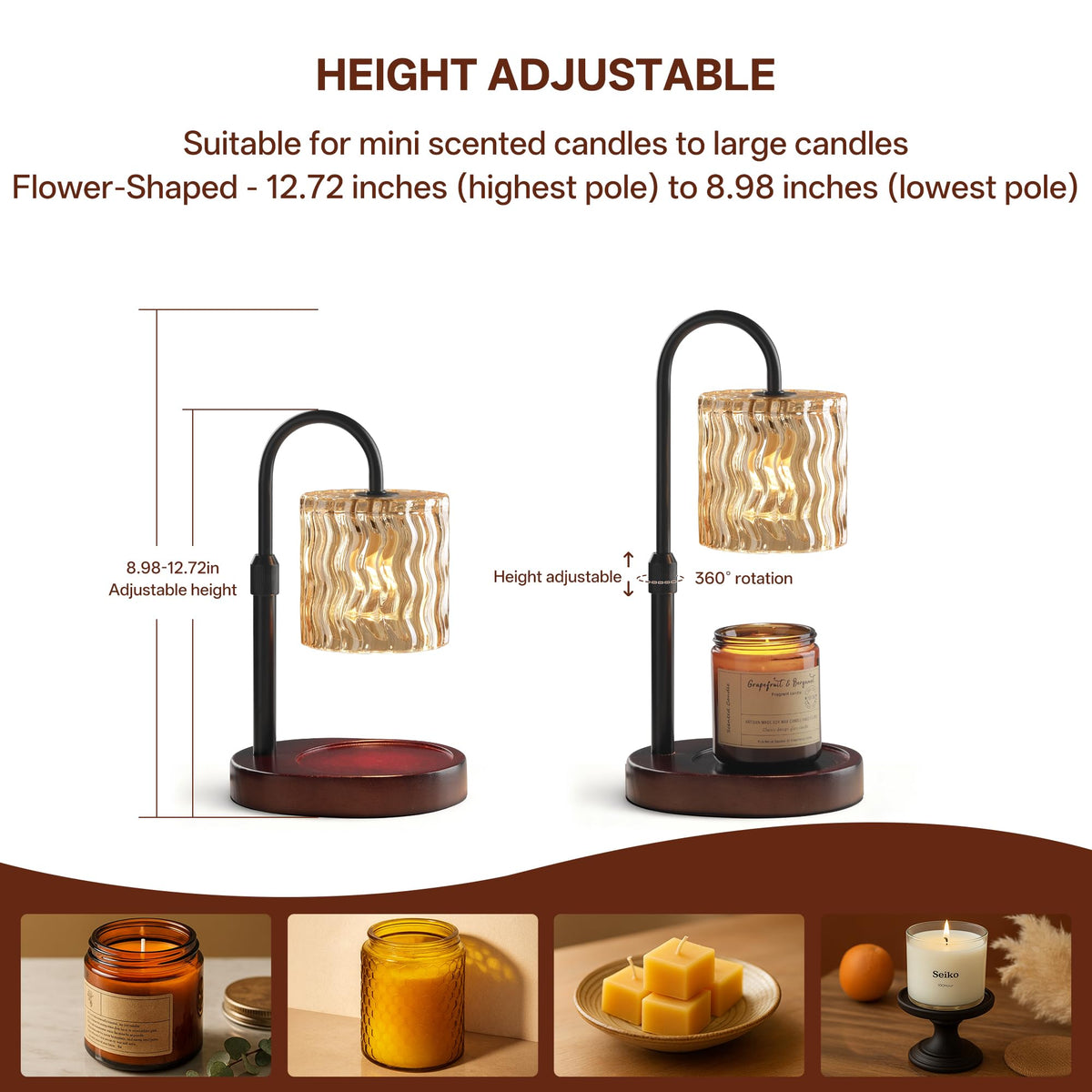 Homelist candle warmer lamp vintage design enhances decor