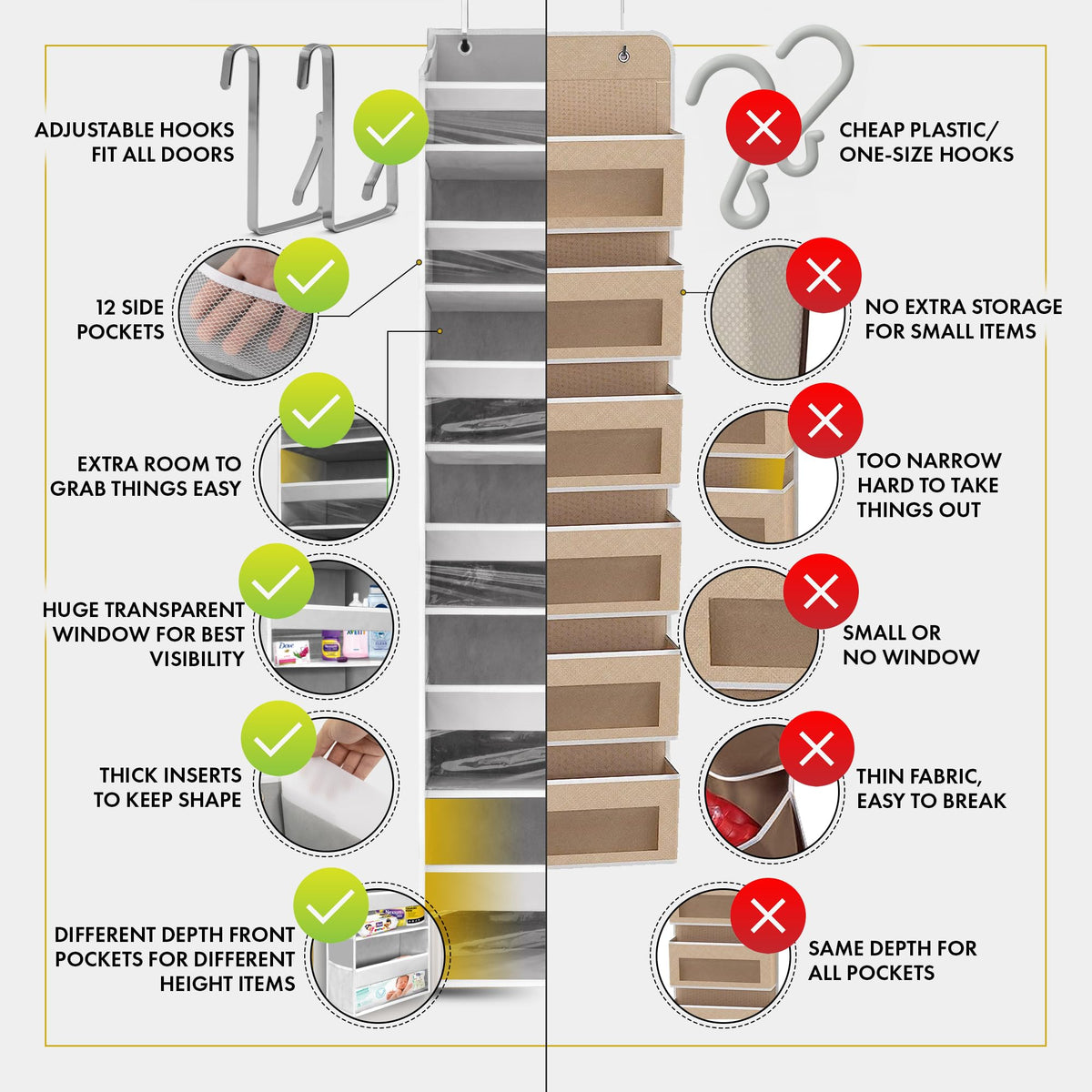 Homelux Theory stable design prevents tilting when loaded.