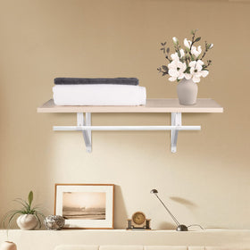 HOME MASTER HARDWARE bracket with hook helps organize closets by freeing wall space