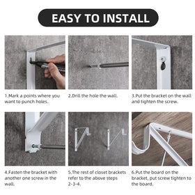 HOME MASTER HARDWARE sturdy closet support bracket supports high loads safely
