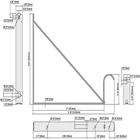 HOME MASTER HARDWARE easy-install bracket with screws included for quick setup