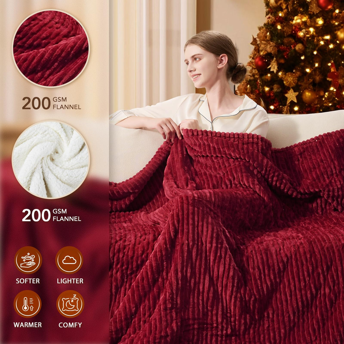 Homemate blanket with auto-off settings for energy-conscious safety.