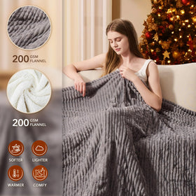 Homemate dual-control panel enables easy warmth adjustments.