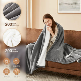 Homemate dual-control panel showing heat settings for customizable comfort