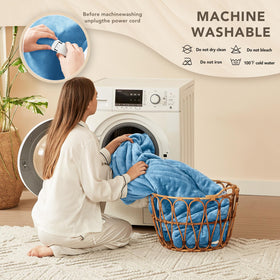 Homemate blanket features a larger heating area for even warmth.
