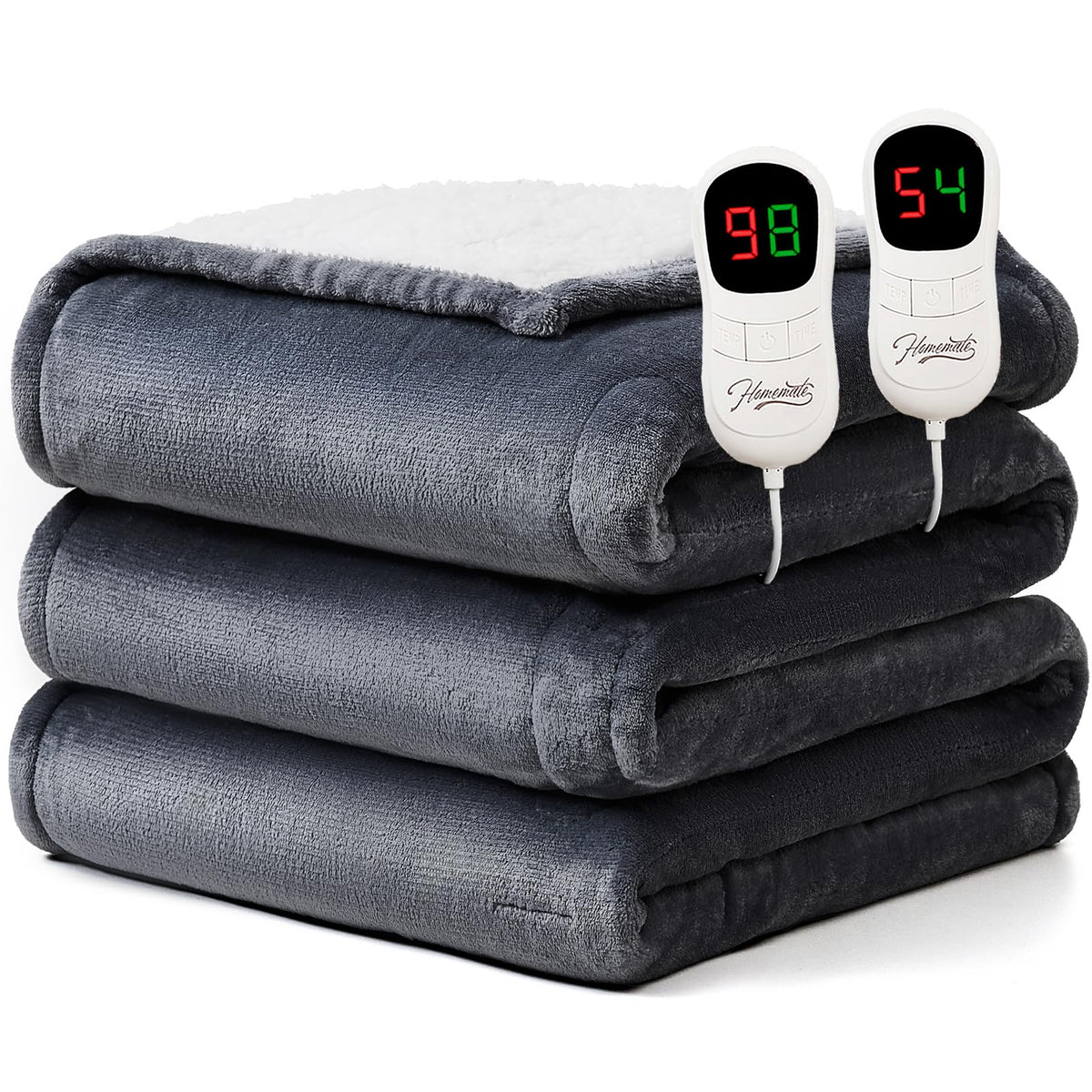 Homemate heated blanket king-size bed coverage for cozy nights