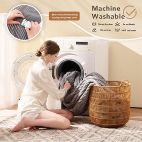 Machine washable Homemate blanket for easy care