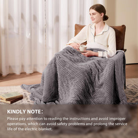 Homemate long 16.7 ft cord enables flexible use on bed or sofa.