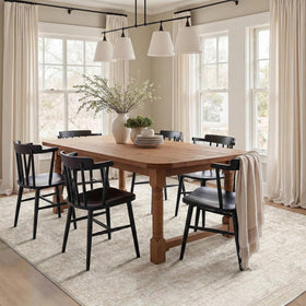 Homemate 6x9 beige washable rug with durable fibers resisting shedding