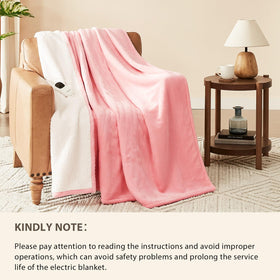 Wide heating area ensures even heat distribution across the blanket.