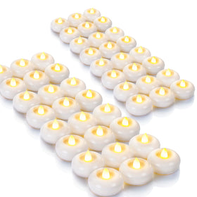 Homemory 2-inch flameless floating candle, water-activated for elegant centerpieces.
