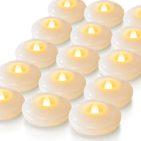 Homemory floating candle on water with serene ambient glow for elegance