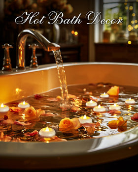 Homemory indoor-outdoor tealights for spa, dining, or party decor.