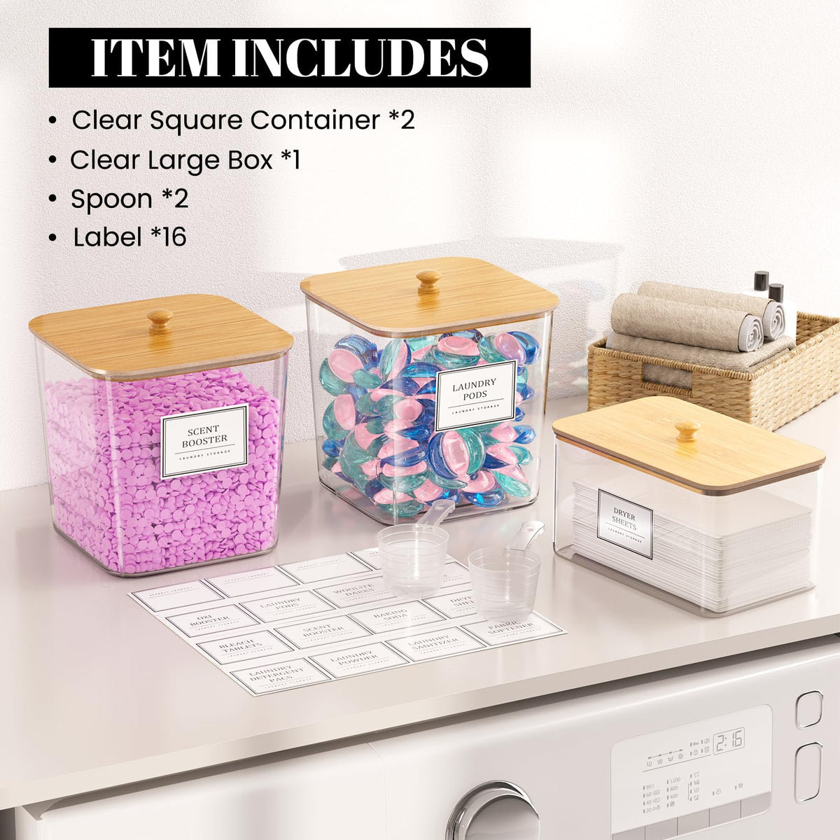 HomePekite scent booster container keeps fragrances fresh and visible