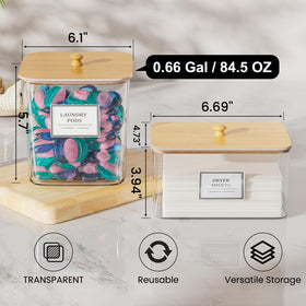 HomePekite stylish jars add modern flair to any laundry space