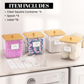 Wide-mouth opening on HomePekite container for easy refilling