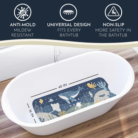 Homerella anti-mold mat with drainage holes for quick drying.