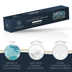 Homerella drainage holes speed drying and help prevent mold buildup.