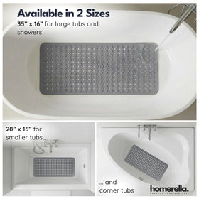 Homerella Bath Mat BPA-free material is latex-free and skin-friendly.