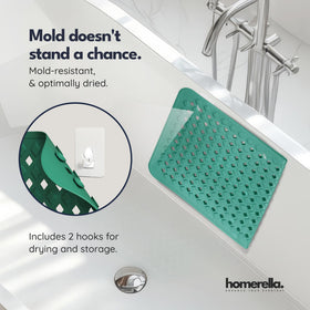Homerella mold-resistant bath mat keeps the shower clean