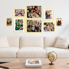 Homerhyme adjustable hanging options for horizontal or vertical wall layouts