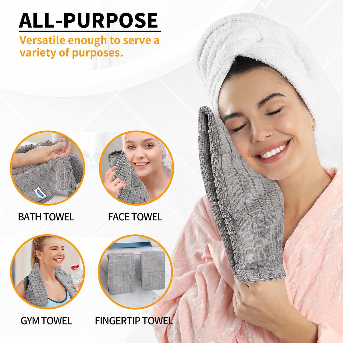 HOMERHYME machine-washable towels endure hundreds of cycles.