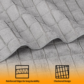 HOMERHYME soft skin-friendly towels prevent irritation while drying.