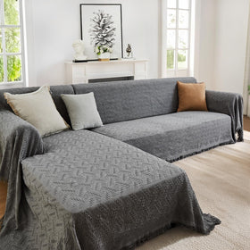 HOMERILLA premium sofa blanket offers warmth and quick decor upgrade.