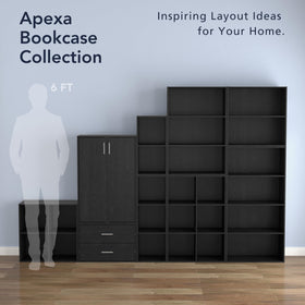 Stacked arrangement demonstrates stable, space-saving configuration.
