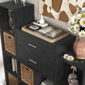 Side view of easy-glide drawer slides for smooth daily use.