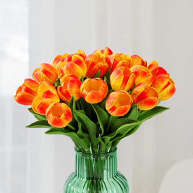 Homeseasons 20-piece tulip bouquet adds year-round charm.