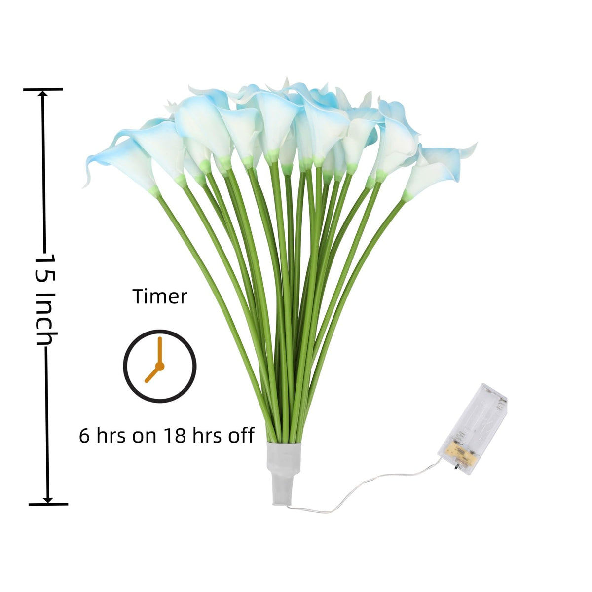 HOMESEASONS bendable stems let you shape the bouquet for versatile looks