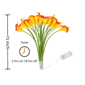HOMESEASONS Bendable stems let you shape the arrangement.