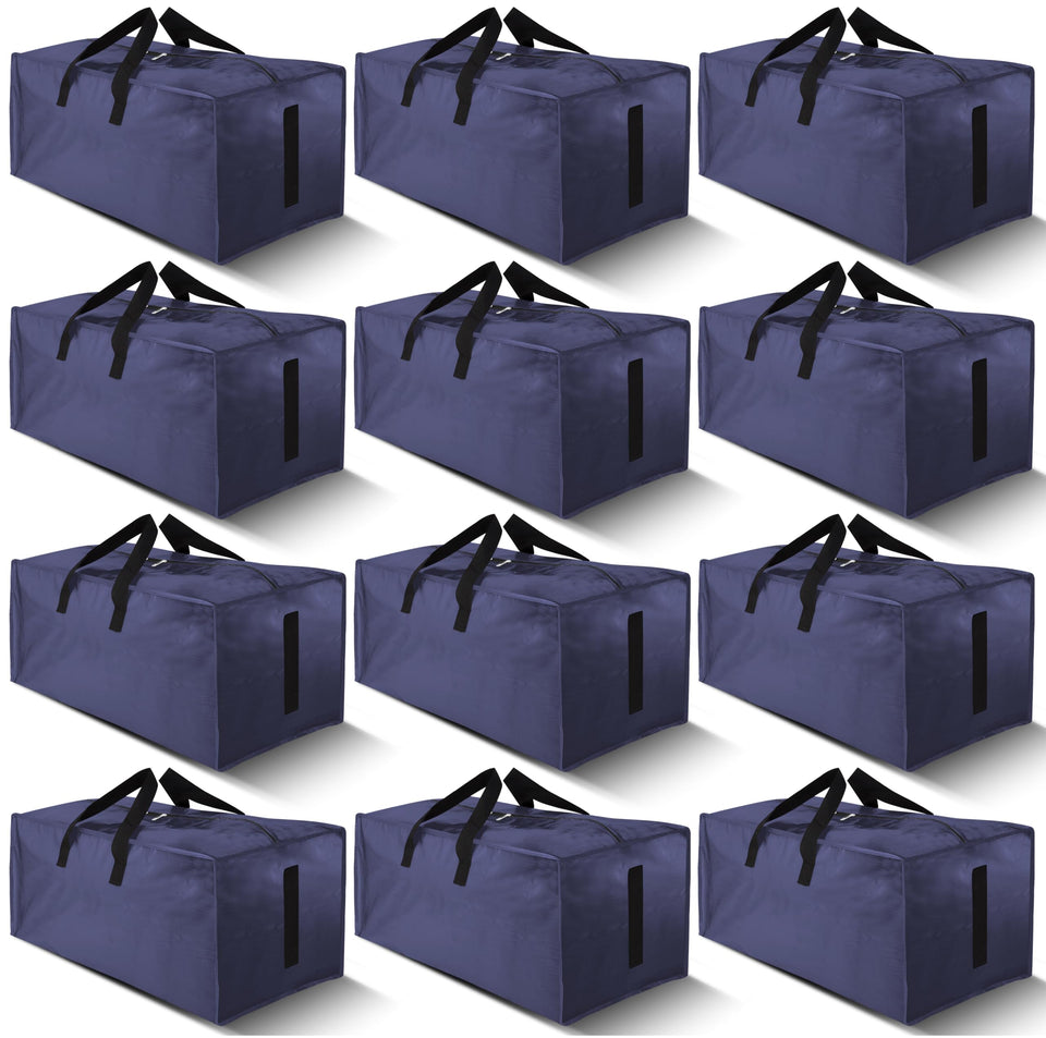 HOMESURE 12-pack moving bag with zipper handles for easy transport of items