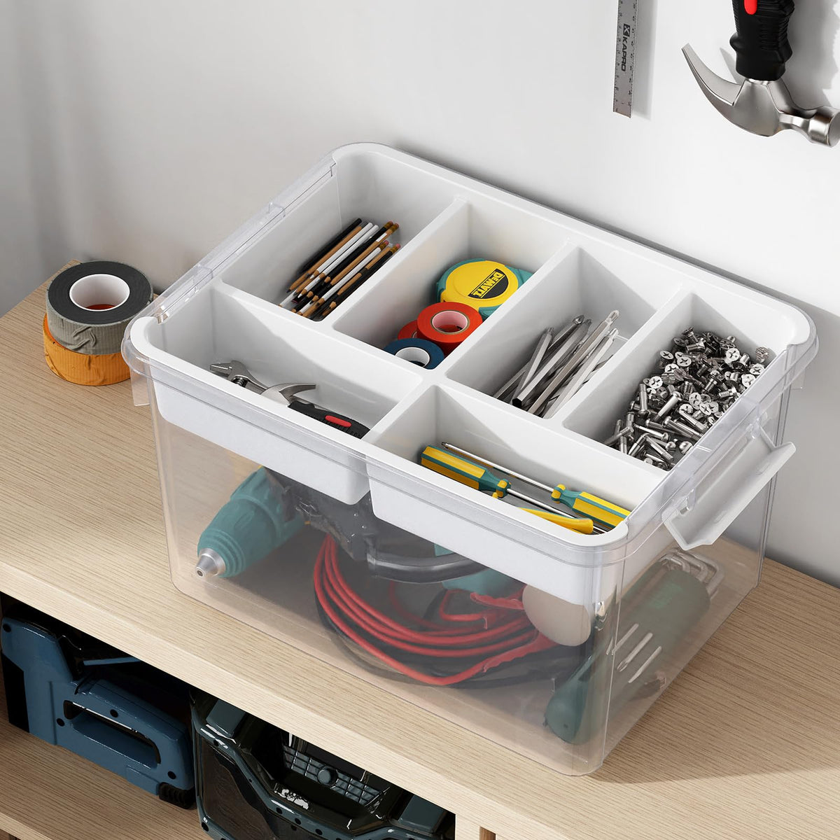 HOMETUK car trunk organization keeps supplies within reach on the go.