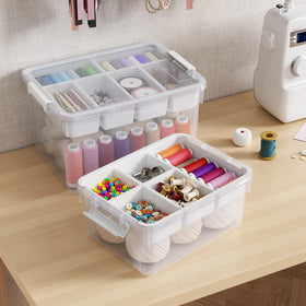 HOMETUK portable craft storage moves easily between rooms and classrooms.