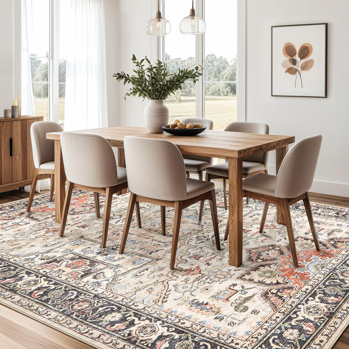 Homewill area rug 5x7 perfect for nurseries and kids' rooms with safe materials.
