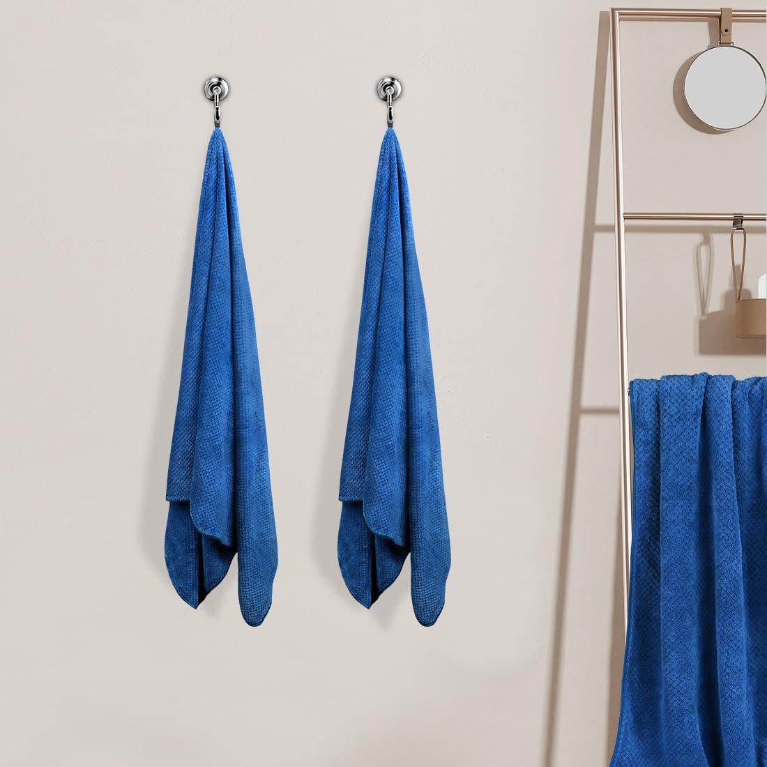 HOMEXCEL bath towel beach-day scene highlights extra-large coverage