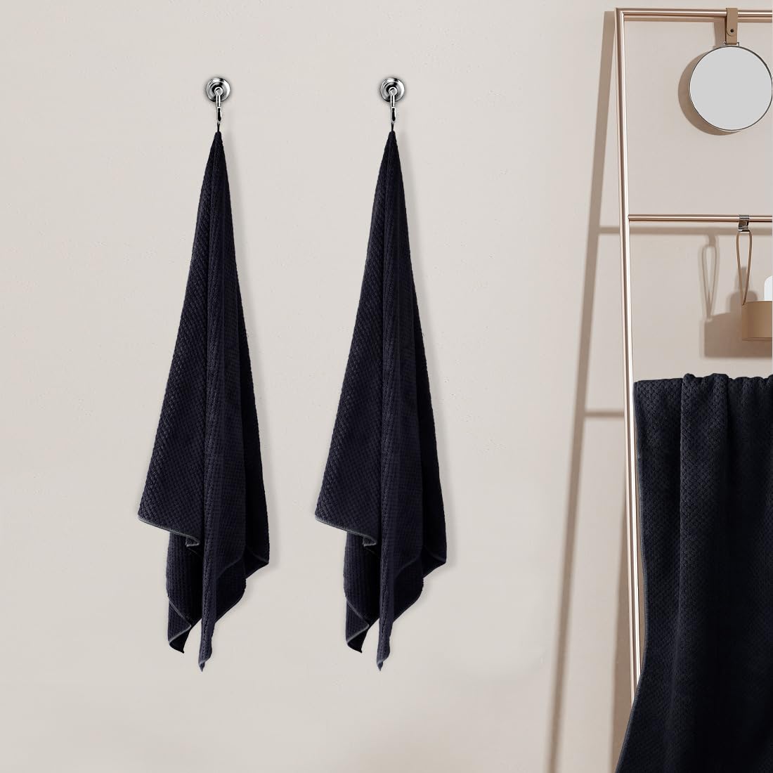 HOMEXCEL towels ready for beach or poolside use