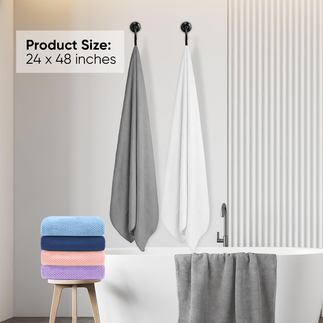 HOMEXCEL towels suit hotel, spa, gym, and travel needs.