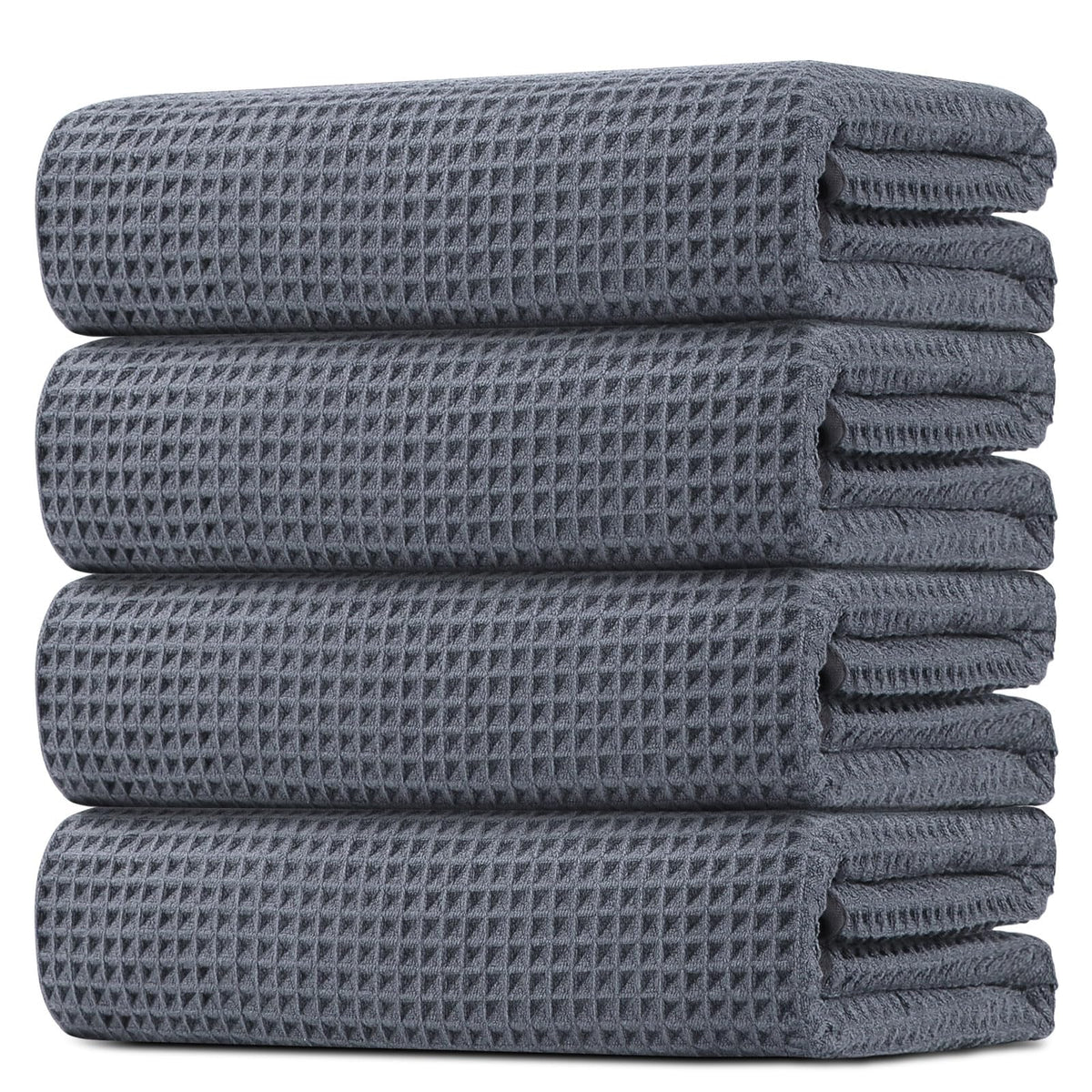 HOMEXCEL waffle towel set soft touch for gentle skin daily use.