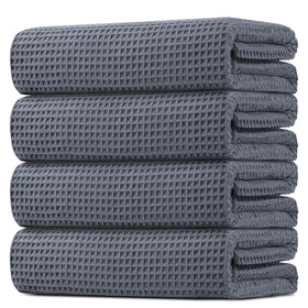 HOMEXCEL waffle towel set soft touch for gentle skin daily use.