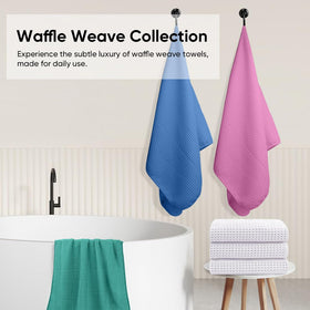 HOMEXCEL multicolor-pack arranged to show vibrant color options for bathroom and beach.