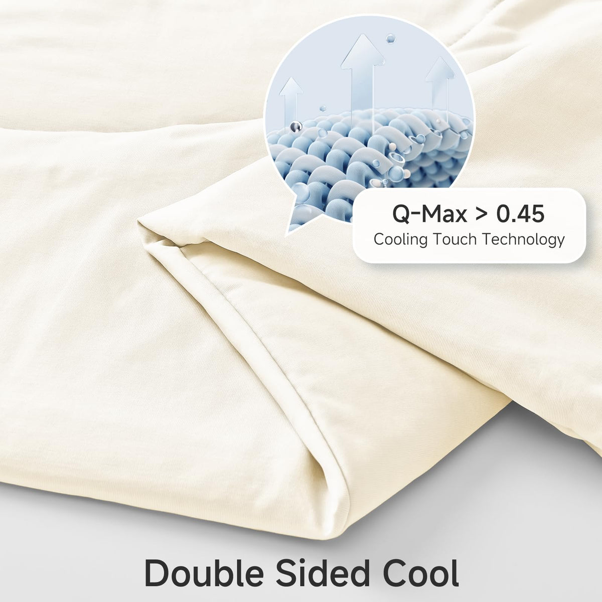 HOMFINE breathable polyester filling promotes airflow and temperature regulation
