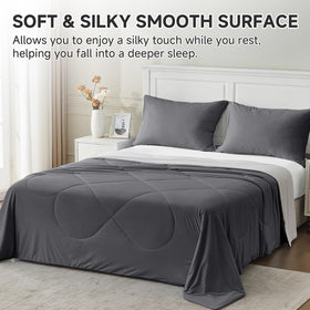 Breathable polyester inner fill provides air flow and softness