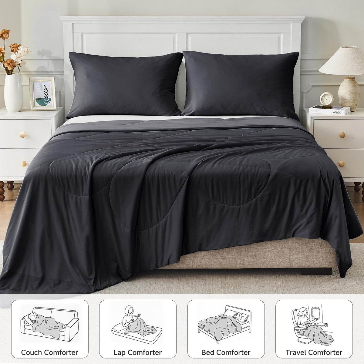 HOMFINE cooling blanket easy care and machine washable for busy lives