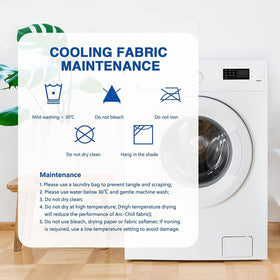 HOMFINE cooling blanket packaging presented as gift-ready option.