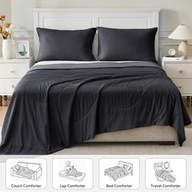HOMFINE cooling blanket features Q-Max 0.45 technology for noticeable cooling.