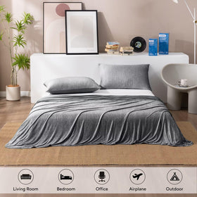 HOMFINE travel packable blanket fits bags for on the go cooling
