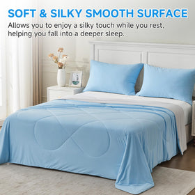 HOMFINE versatile blanket suitable for sleep, reading, or travel